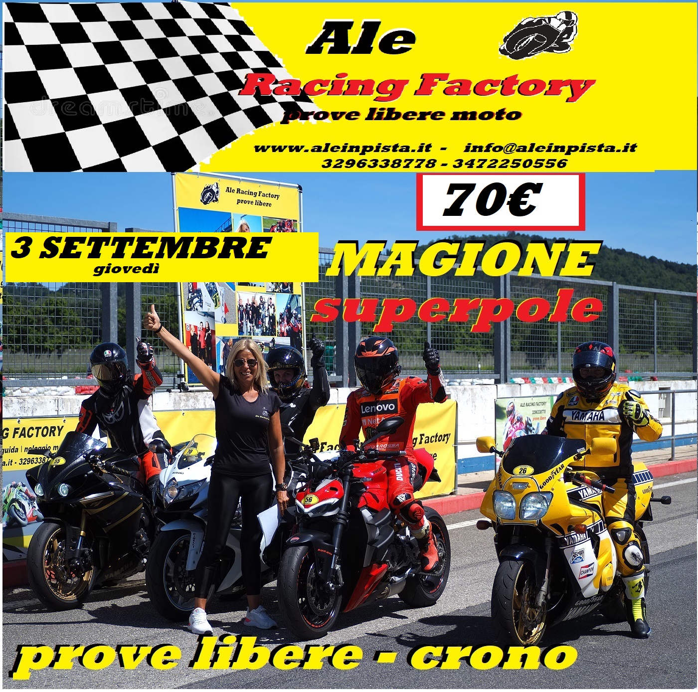 Ale in pista - Le nostre fotografie
