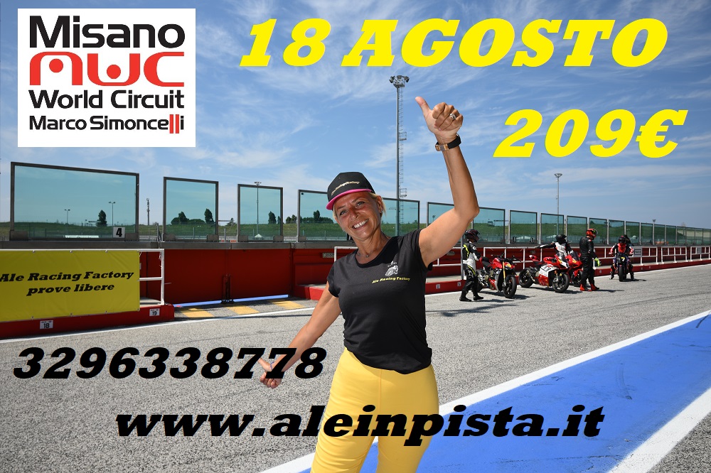 Ale in pista - Le nostre fotografie