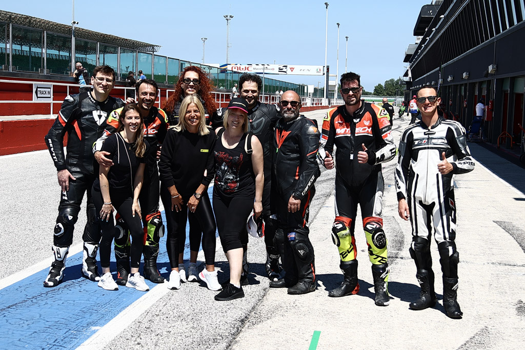 Ale in pista - Giornata di xxx a Misano