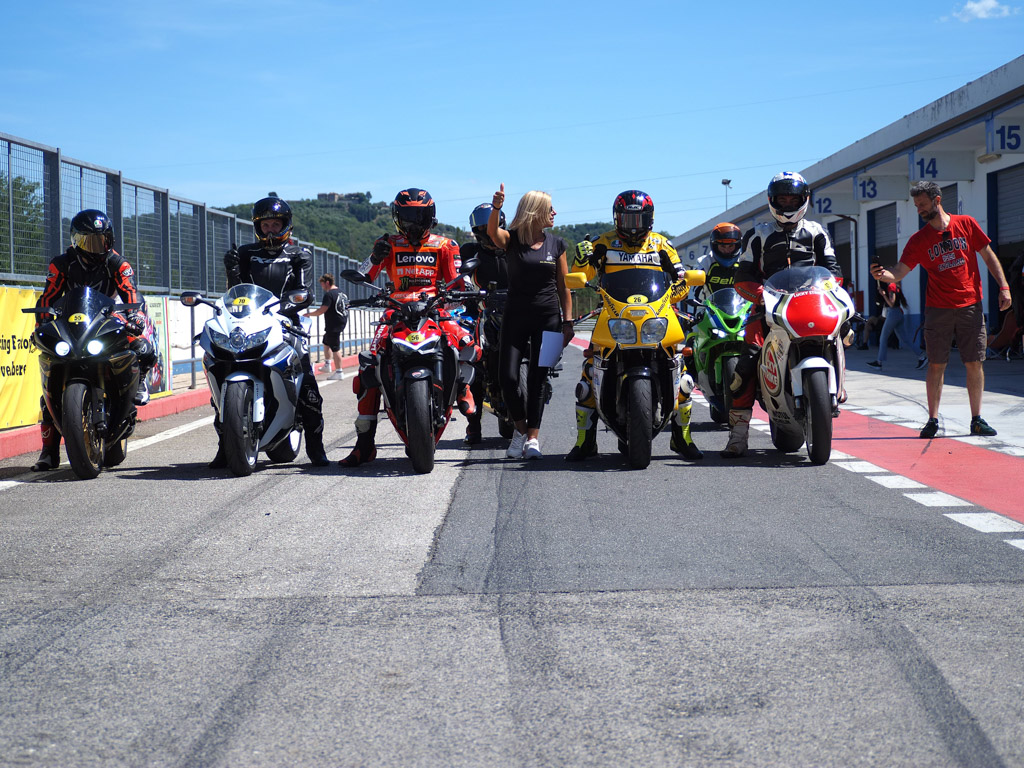 Ale in pista - Giornata di xxx a Misano