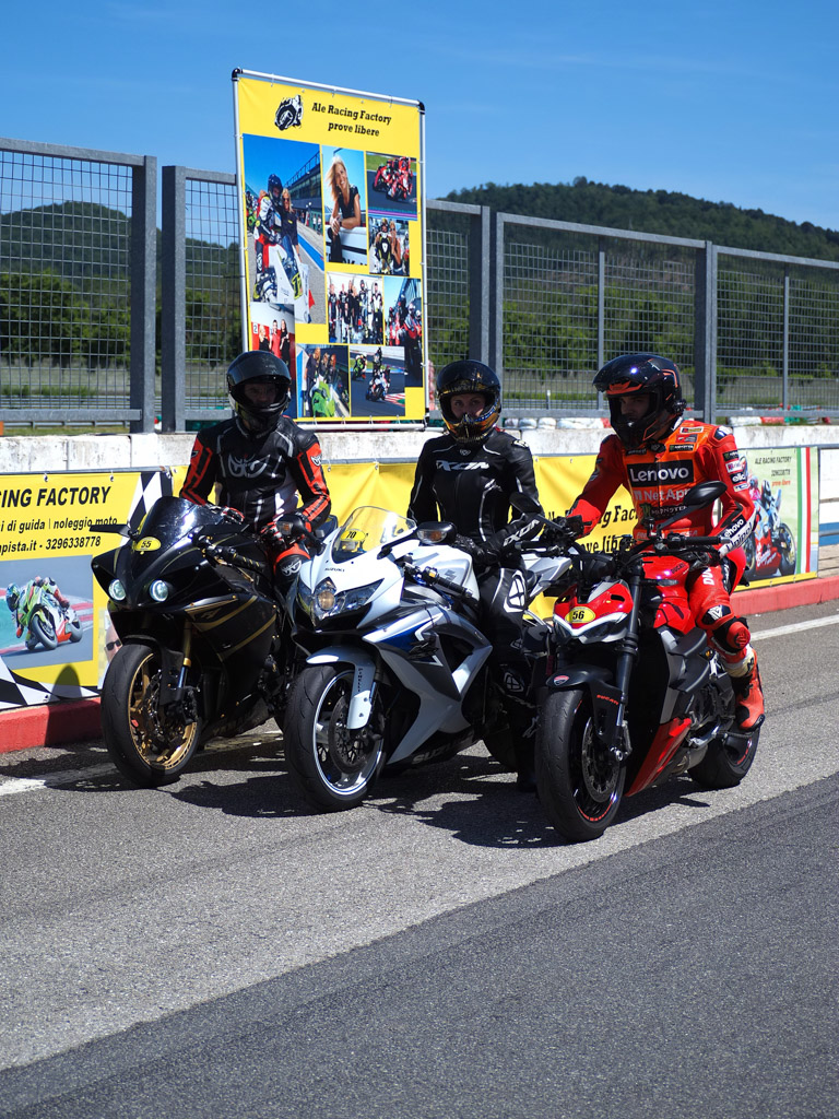 Ale in pista - Giornata di xxx a Misano