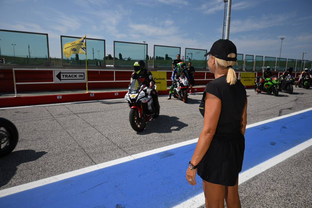 Ale in pista - Giornata di xxx a Misano