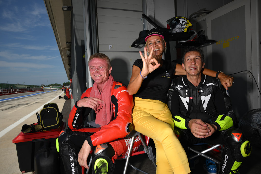 Ale in pista - Giornata di xxx a Misano