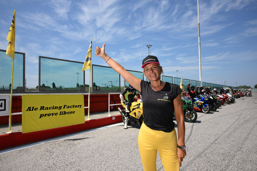 Ale in pista - Giornata di xxx a Misano