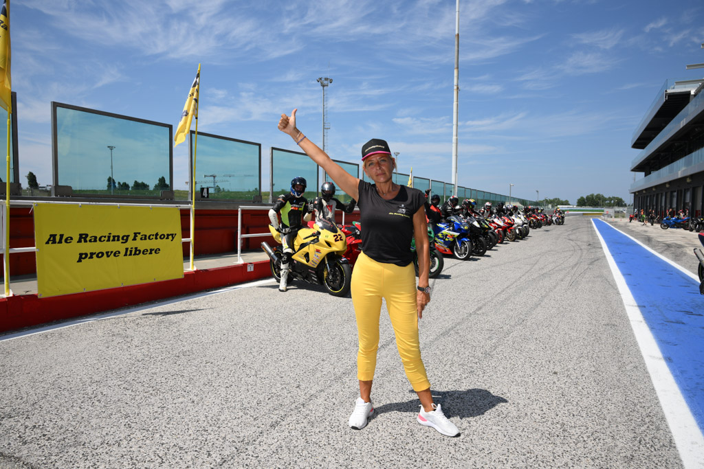 Ale in pista - Giornata di xxx a Misano