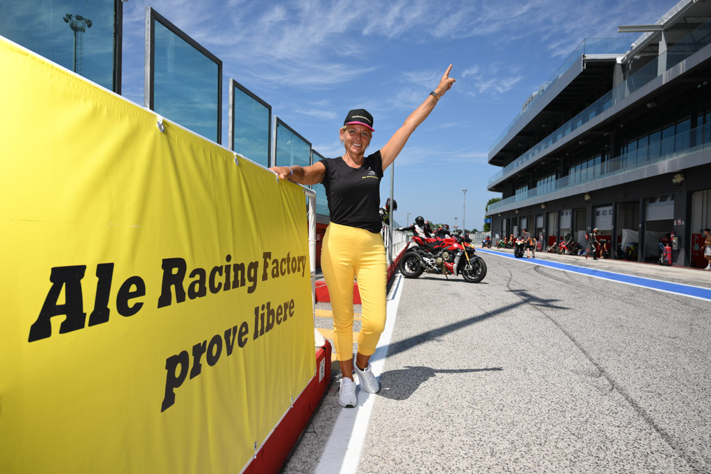 Ale in pista - Giornata di xxx a Misano