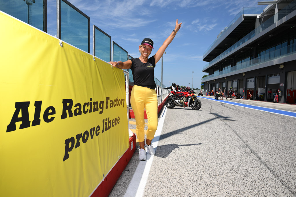 Ale in pista - Giornata di xxx a Misano