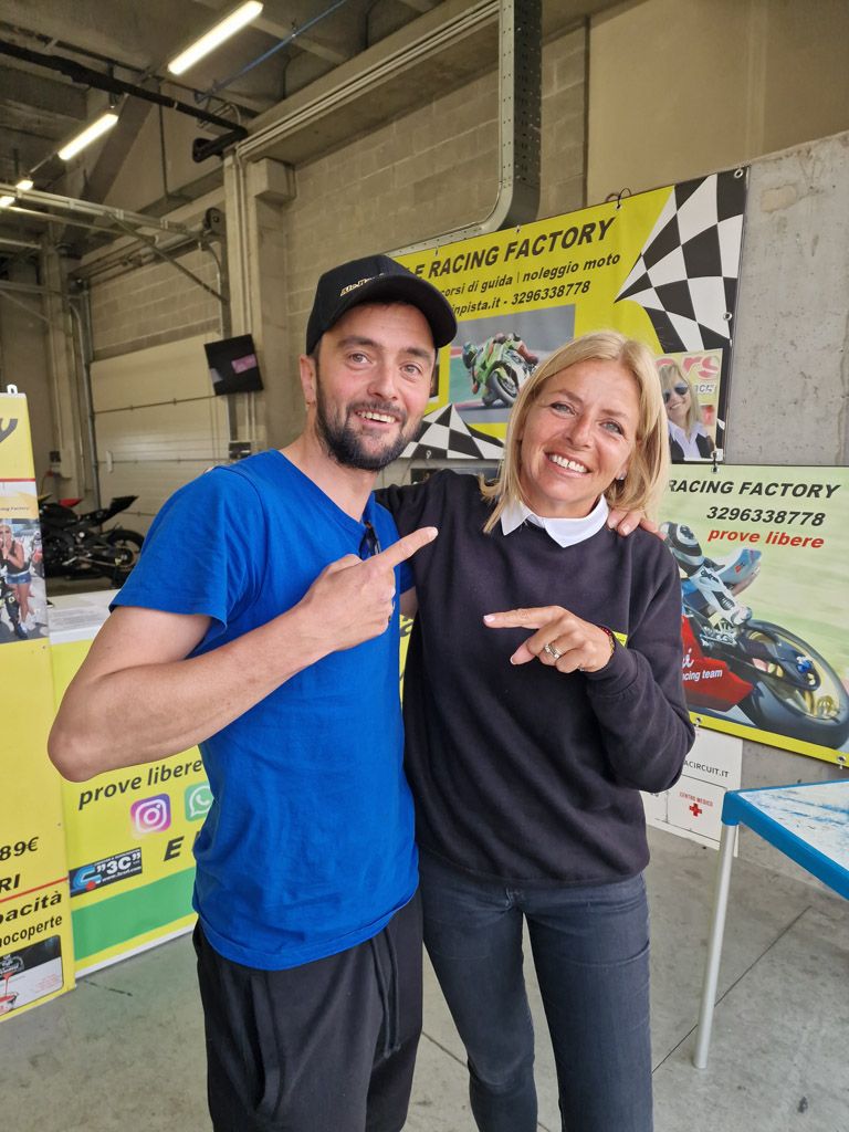 Ale in pista - Giornata di xxx a Misano