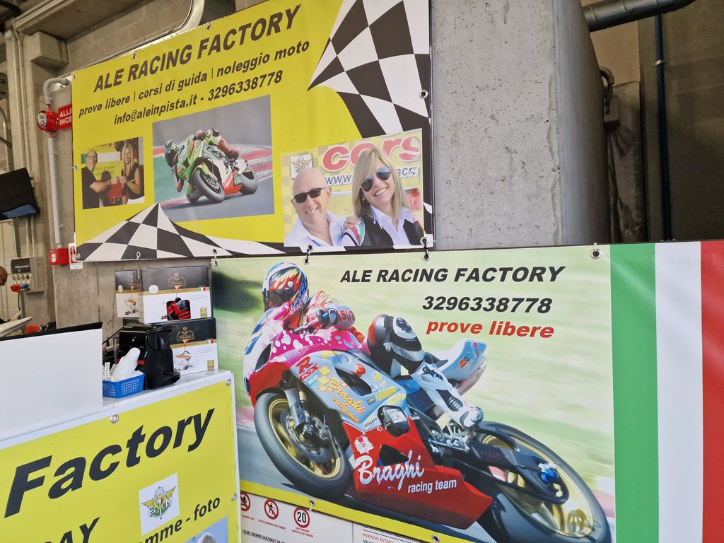 Ale in pista - Giornata di xxx a Misano