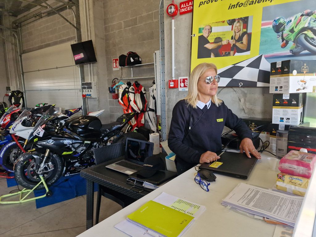 Ale in pista - Giornata di xxx a Misano