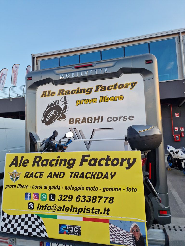 Ale in pista - Giornata di xxx a Misano